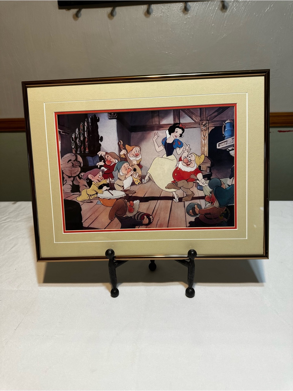 Vintage 1994 A Walt Disney classic Snow White and 7 dwarfs exclusive lithograph